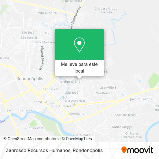 Zanrosso Recursos Humanos mapa
