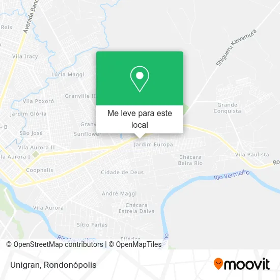 Unigran mapa