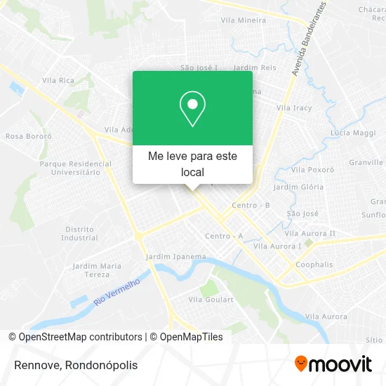 Rennove mapa