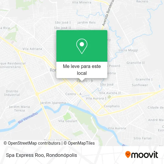 Spa Express Roo mapa
