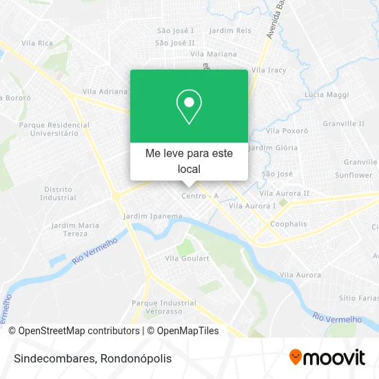 Sindecombares mapa