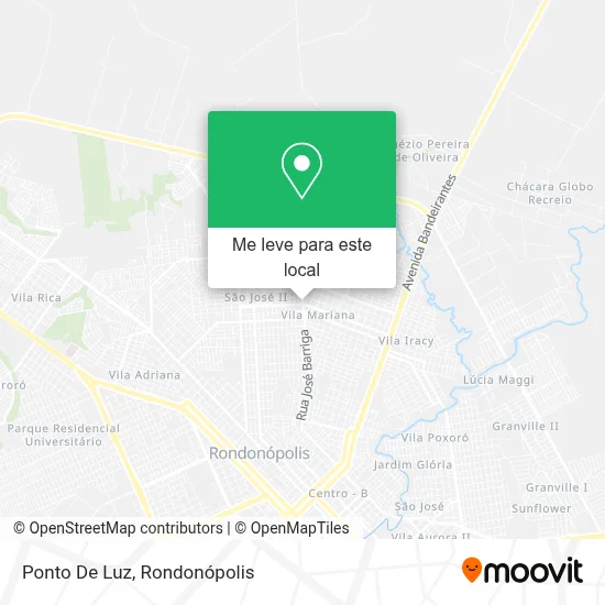Ponto De Luz mapa