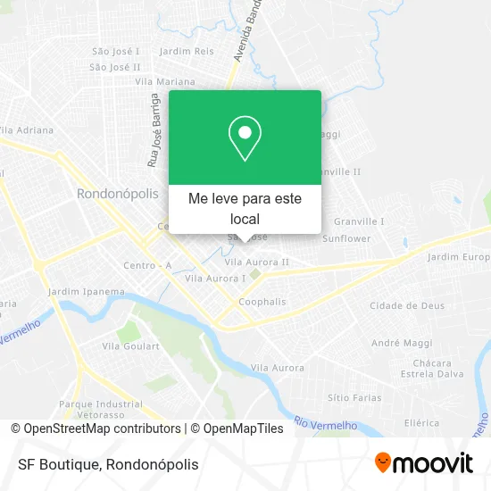 SF Boutique mapa