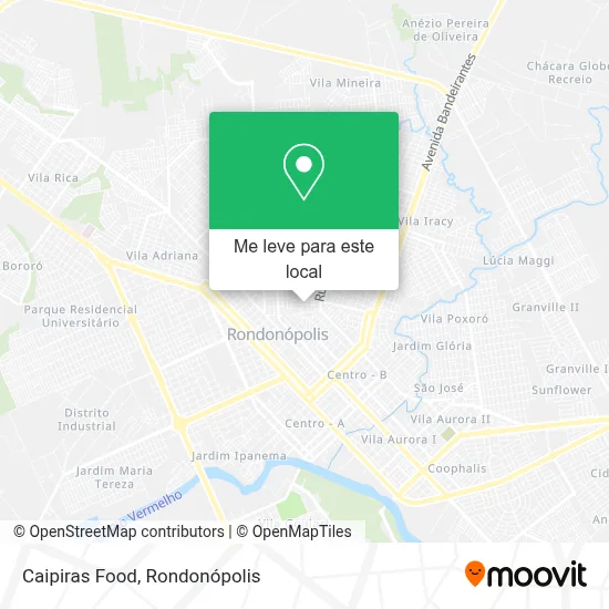 Caipiras Food mapa