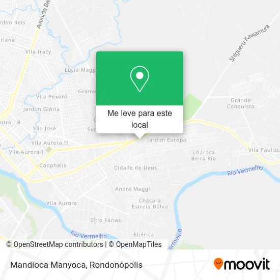 Mandioca Manyoca mapa