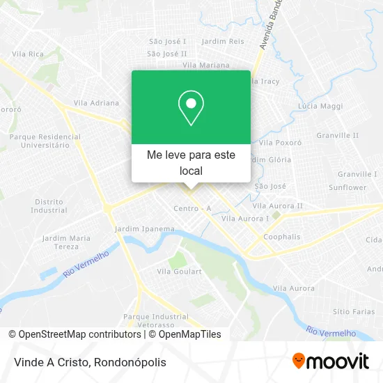 Vinde A Cristo mapa