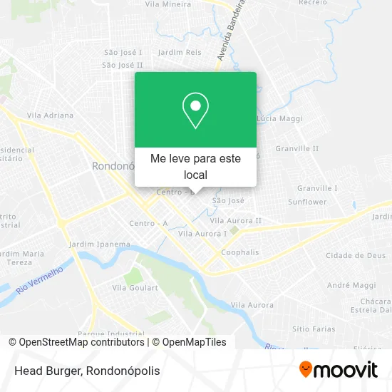 Head Burger mapa