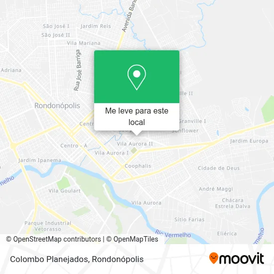Colombo Planejados mapa