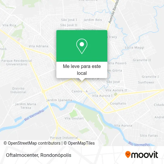 Oftalmocenter mapa