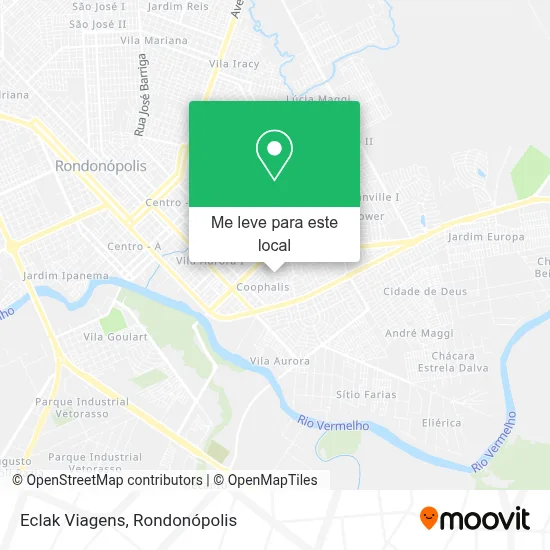 Eclak Viagens mapa