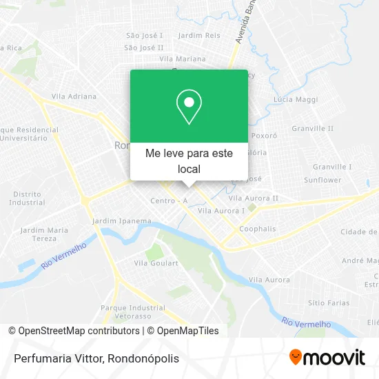 Perfumaria Vittor mapa
