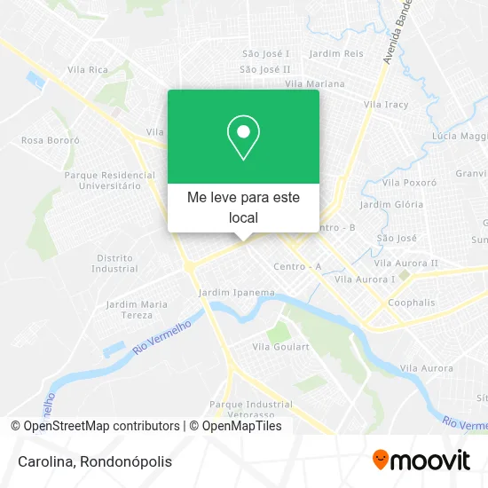 Carolina mapa
