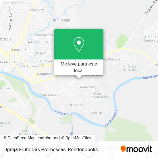 Igreja Fruto Das Promessas mapa