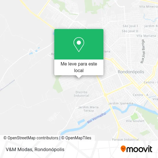 V&M Modas mapa