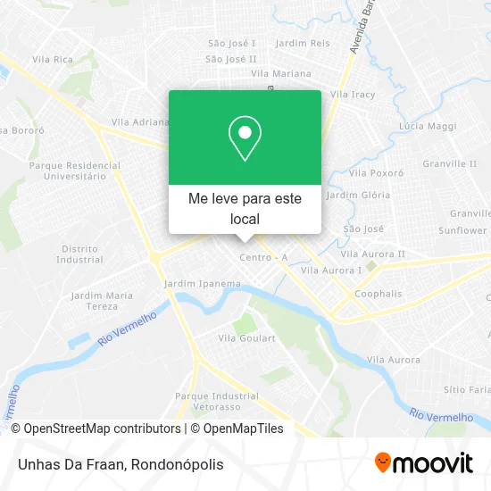 Unhas Da Fraan mapa