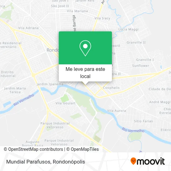 Mundial Parafusos mapa