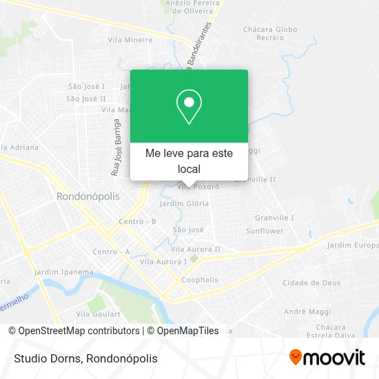 Studio Dorns mapa