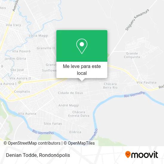 Denian Todde mapa