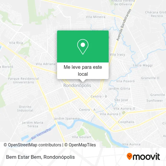 Bem Estar Bem mapa