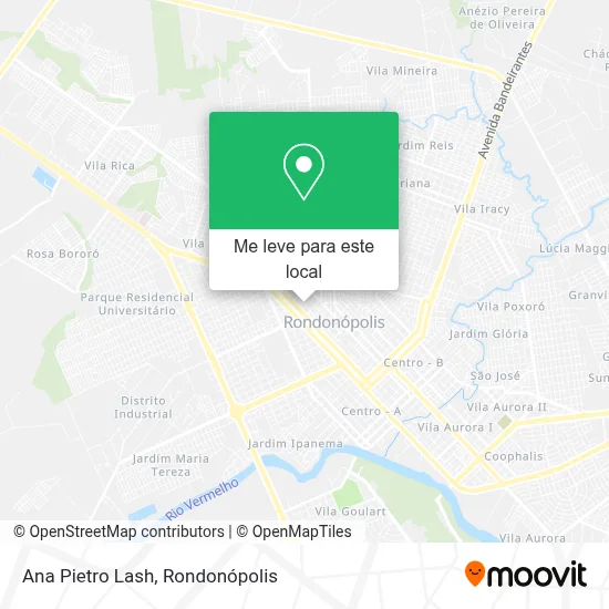 Ana Pietro Lash mapa