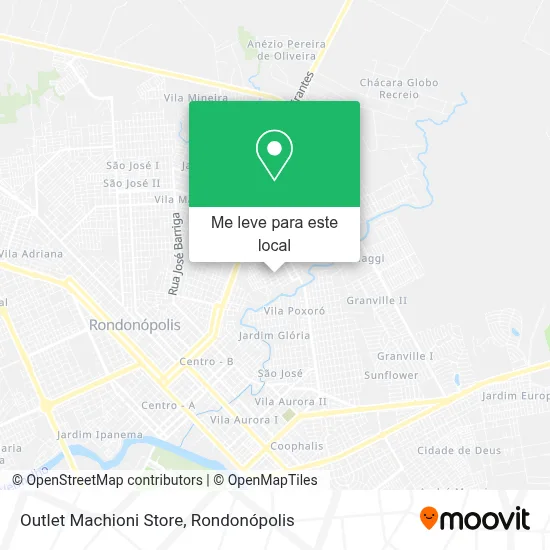 Outlet Machioni Store mapa