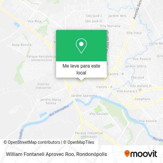 William Fontaneli  Aprovec Roo mapa