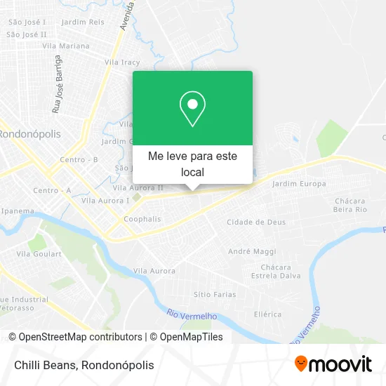 Chilli Beans mapa