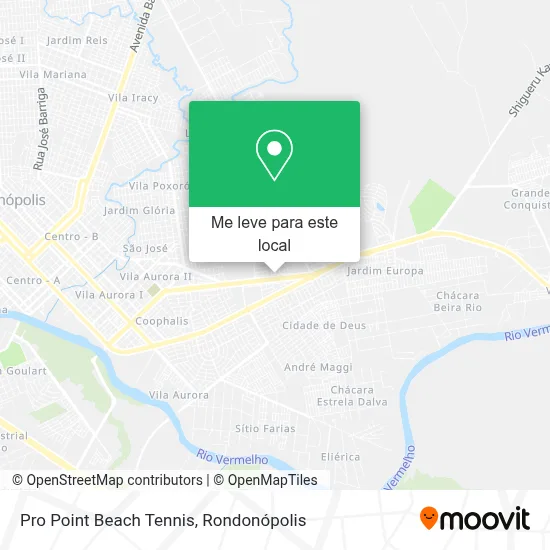 Pro Point Beach Tennis mapa