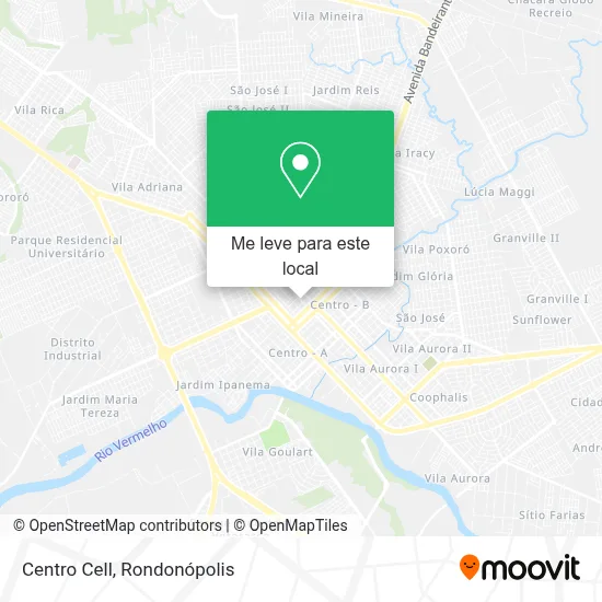 Centro Cell mapa