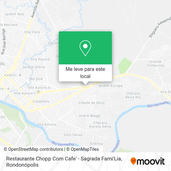 Restaurante Chopp Com Cafe' - Sagrada Fami'Lia mapa