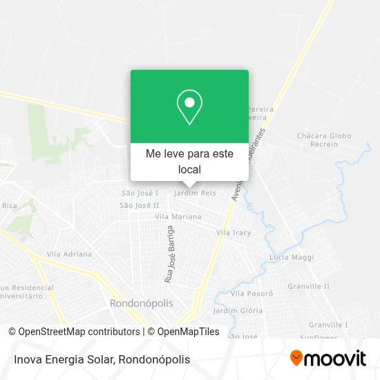 Inova Energia Solar mapa