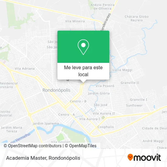 Academia Master mapa