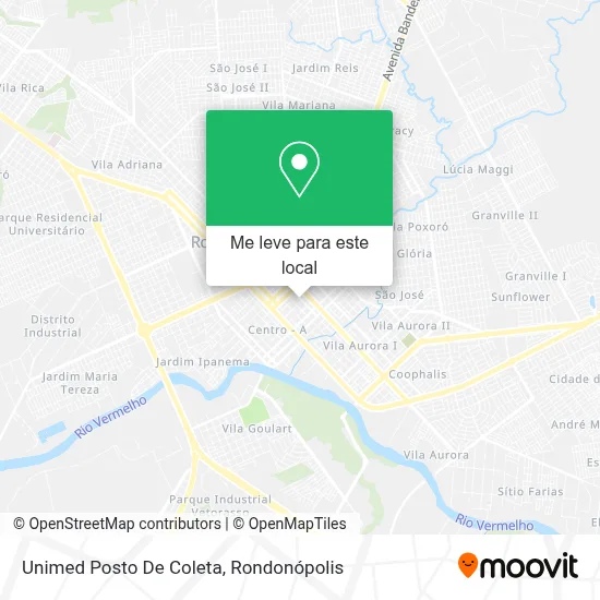Unimed Posto De Coleta mapa