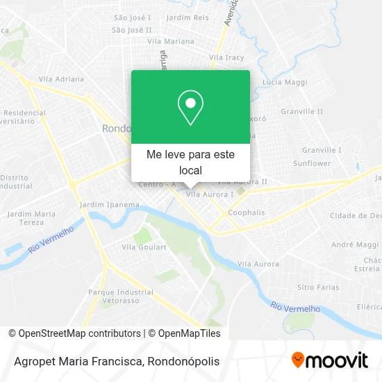 Agropet Maria Francisca mapa