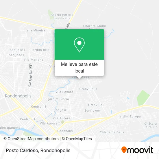 Posto Cardoso mapa