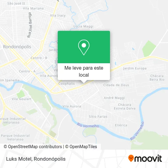 Luks Motel mapa