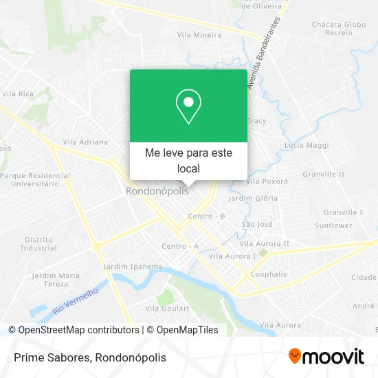 Prime Sabores mapa