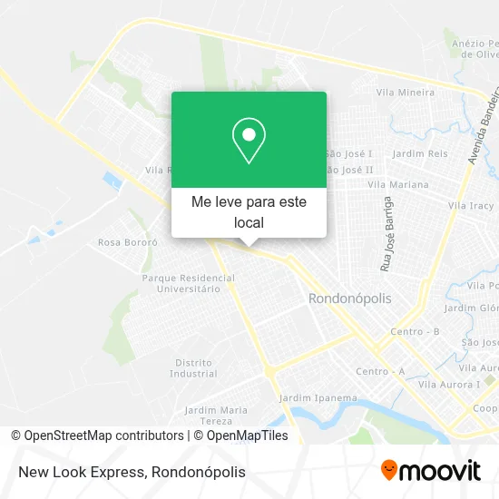 New Look Express mapa