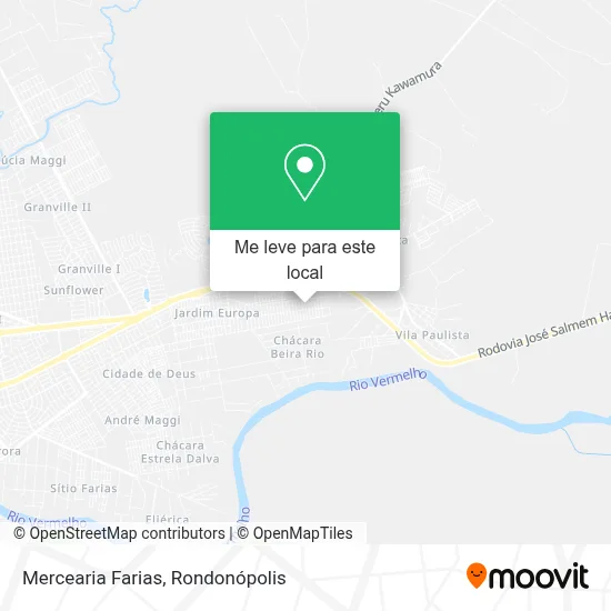 Mercearia Farias mapa
