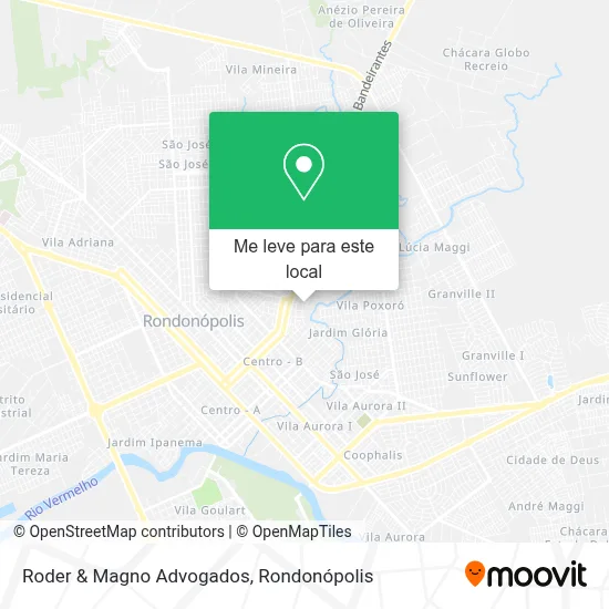 Roder & Magno Advogados mapa