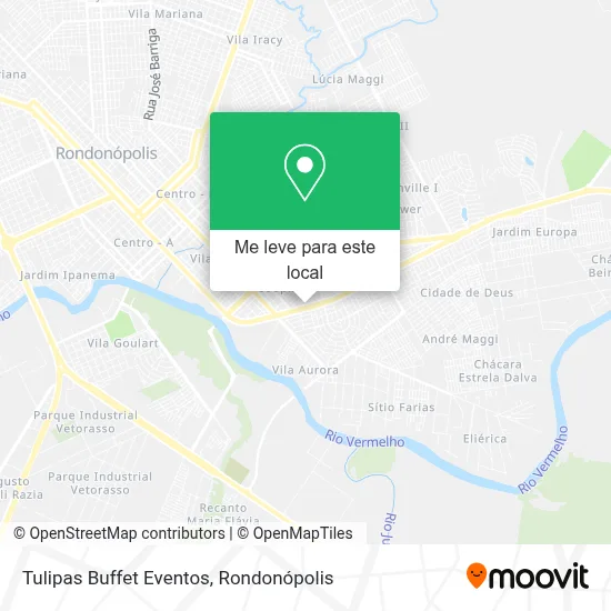 Tulipas Buffet Eventos mapa