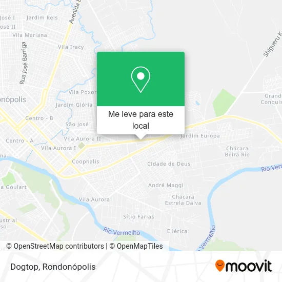 Dogtop mapa