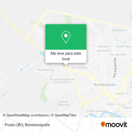 Posto (Br) mapa