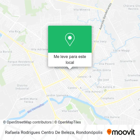Rafaela Rodrigues Centro De Beleza mapa