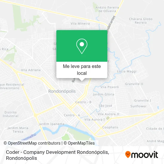 Coder - Company Development Rondonópolis mapa