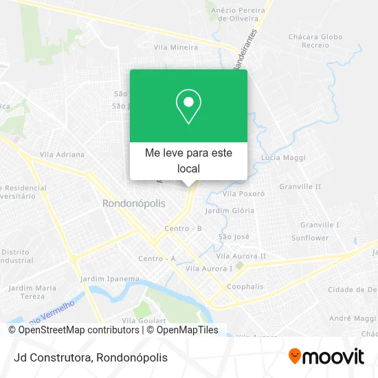 Jd Construtora mapa