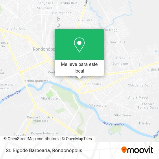 Sr. Bigode Barbearia mapa