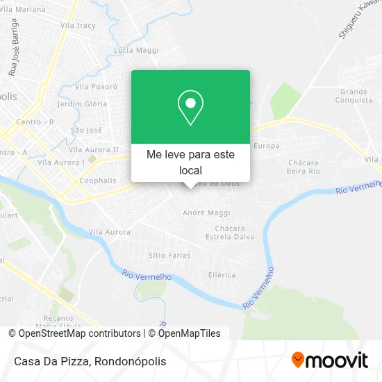 Casa Da Pizza mapa