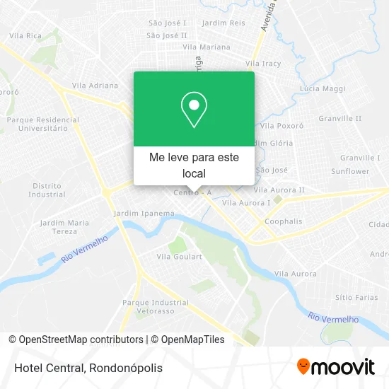 Hotel Central mapa