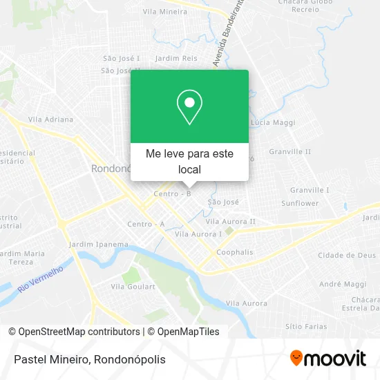 Pastel Mineiro mapa